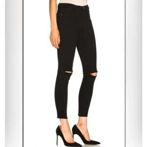 FRAME Le High Skinny Crop Black Women's Jeans Size 30